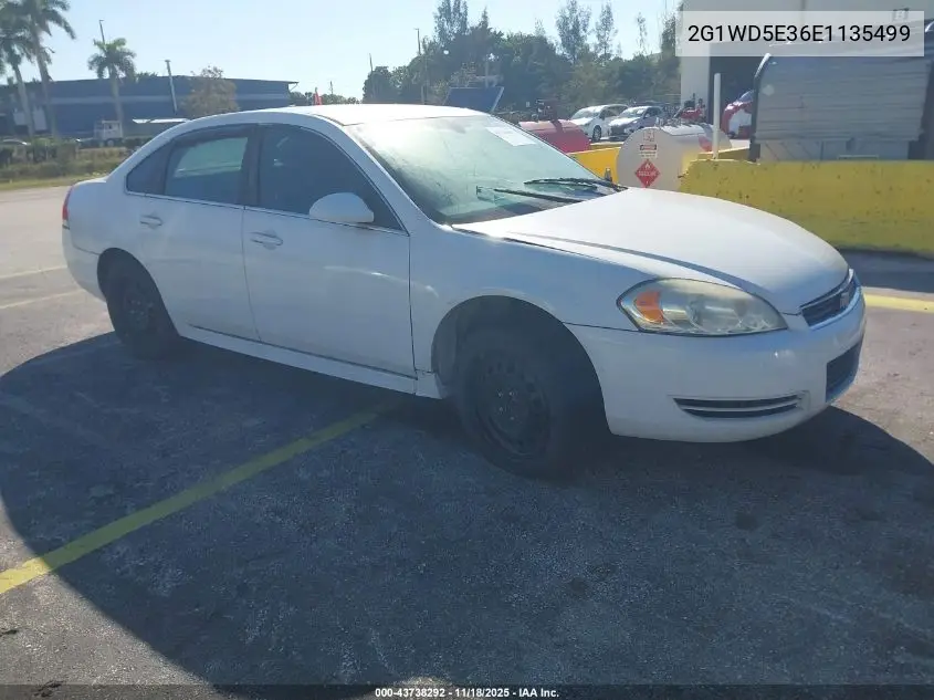 2G1WD5E36E1135499 2014 Chevrolet Impala Limited Police
