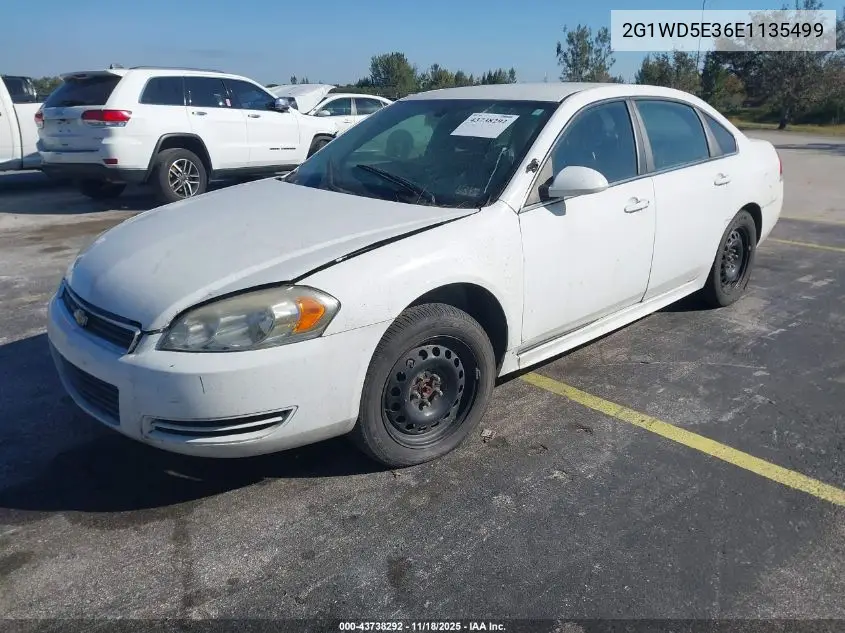 2G1WD5E36E1135499 2014 Chevrolet Impala Limited Police