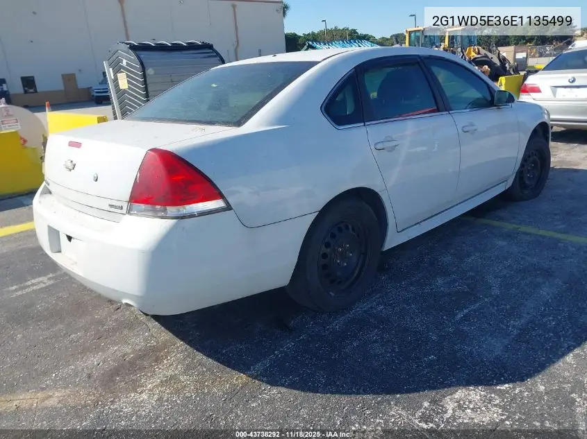 2G1WD5E36E1135499 2014 Chevrolet Impala Limited Police