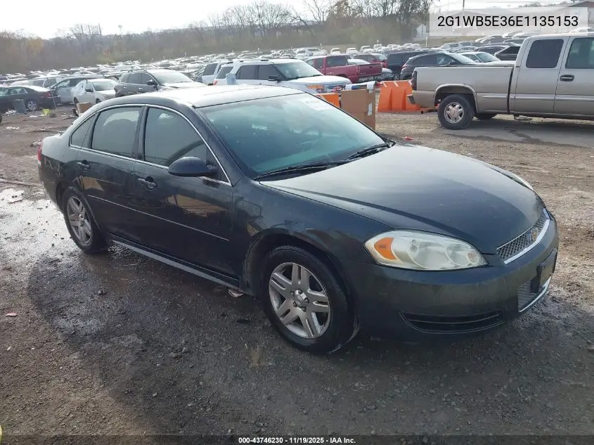 2G1WB5E36E1135153 2014 Chevrolet Impala Limited Lt