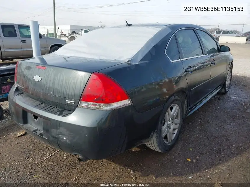 2G1WB5E36E1135153 2014 Chevrolet Impala Limited Lt