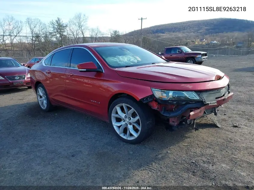 2G1115SL8E9263218 2014 Chevrolet Impala 1Lt