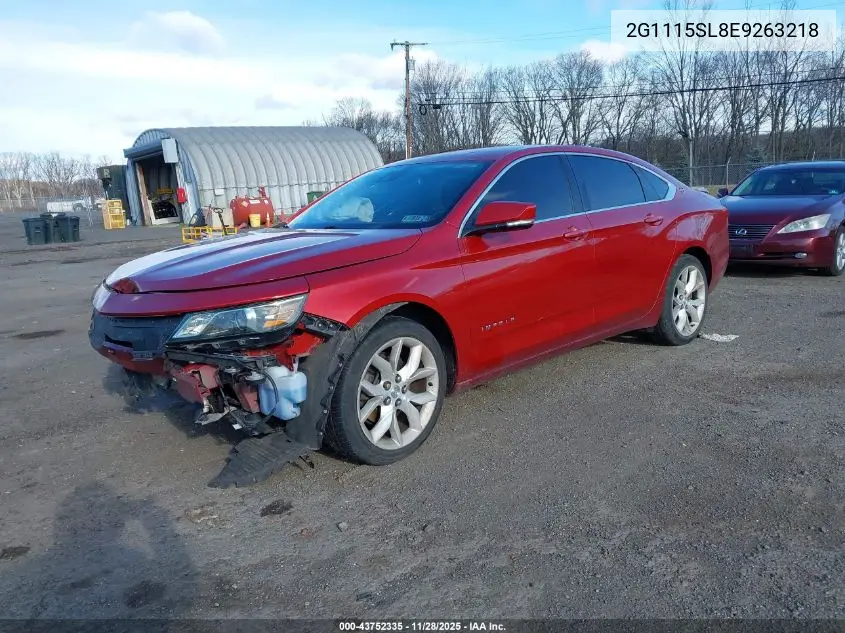 2G1115SL8E9263218 2014 Chevrolet Impala 1Lt