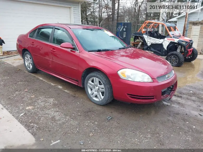 2G1WB5E34E1110591 2014 Chevrolet Impala Limited Lt