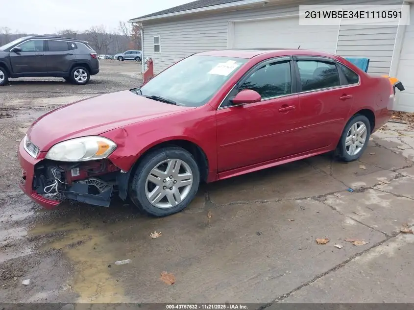 2G1WB5E34E1110591 2014 Chevrolet Impala Limited Lt
