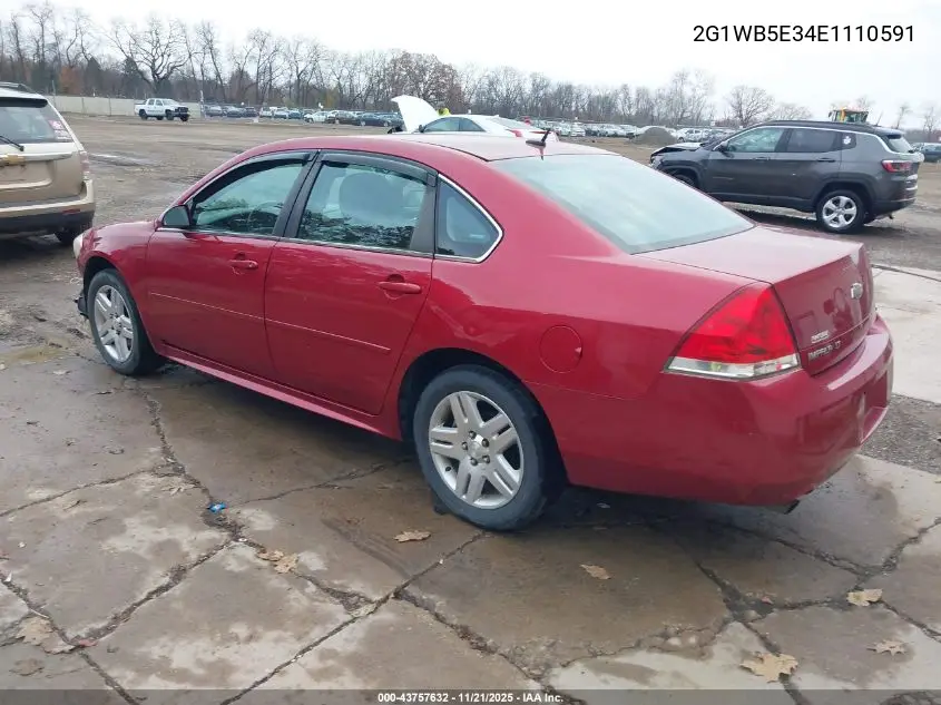 2G1WB5E34E1110591 2014 Chevrolet Impala Limited Lt