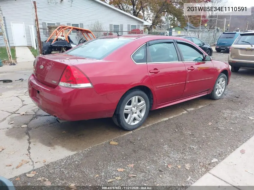 2G1WB5E34E1110591 2014 Chevrolet Impala Limited Lt