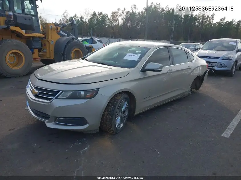 2G1125S36E9236418 2014 Chevrolet Impala 2Lt