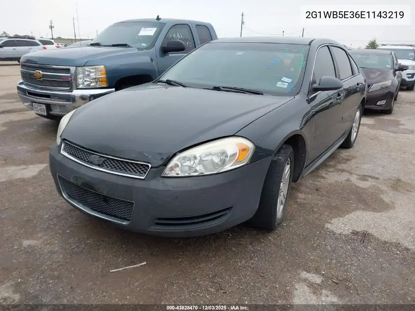 2G1WB5E36E1143219 2014 Chevrolet Impala Limited Lt