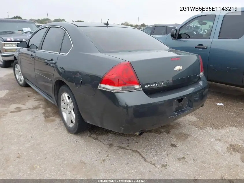 2G1WB5E36E1143219 2014 Chevrolet Impala Limited Lt