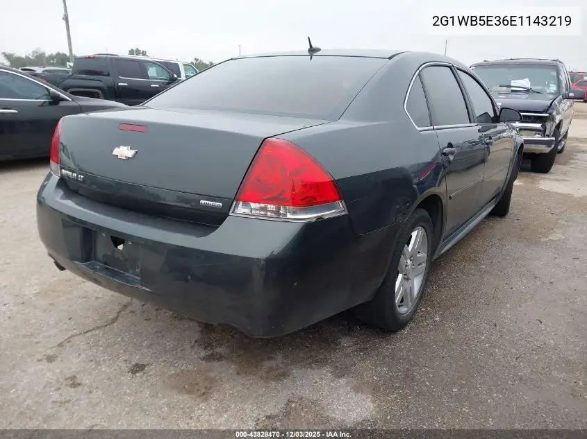2G1WB5E36E1143219 2014 Chevrolet Impala Limited Lt