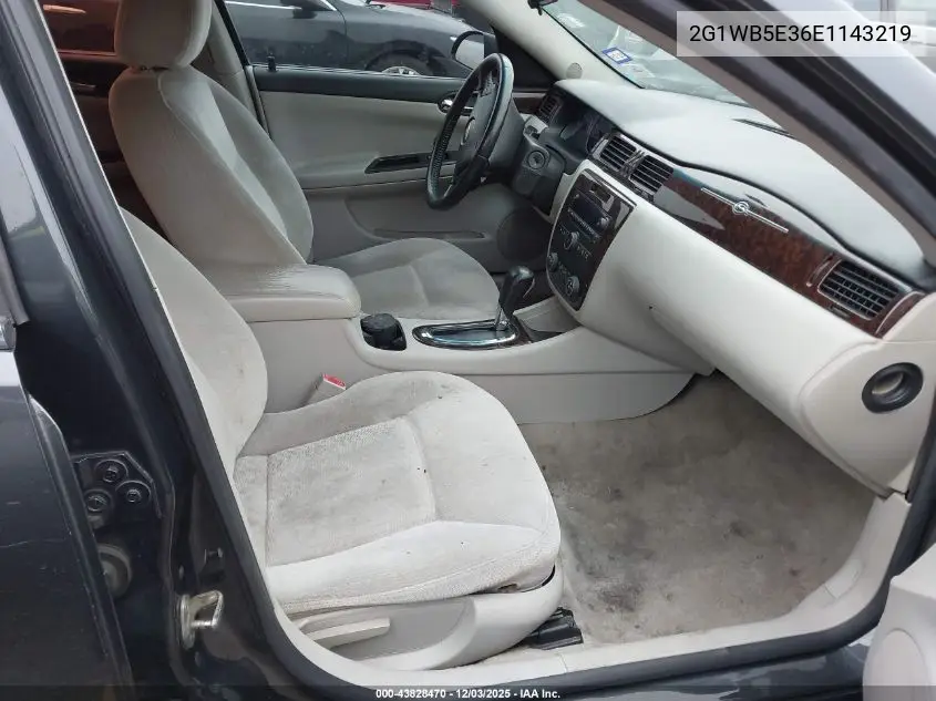 2G1WB5E36E1143219 2014 Chevrolet Impala Limited Lt
