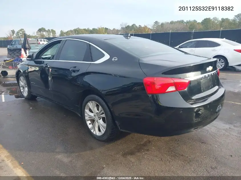 2G1125S32E9118382 2014 Chevrolet Impala 2Lt