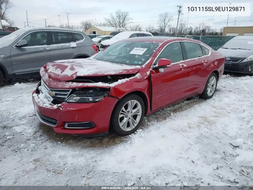 1G1115SL9EU129871 2014 Chevrolet Impala 1Lt