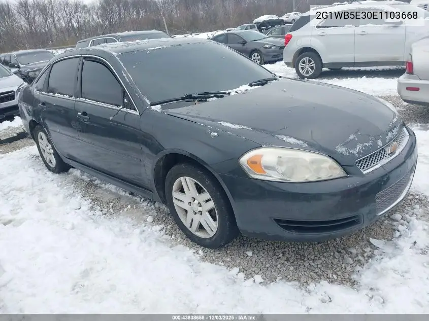2G1WB5E30E1103668 2014 Chevrolet Impala Limited Lt