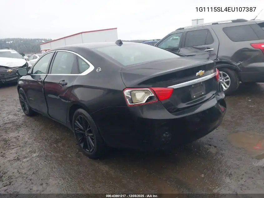 1G1115SL4EU107387 2014 Chevrolet Impala 1Lt
