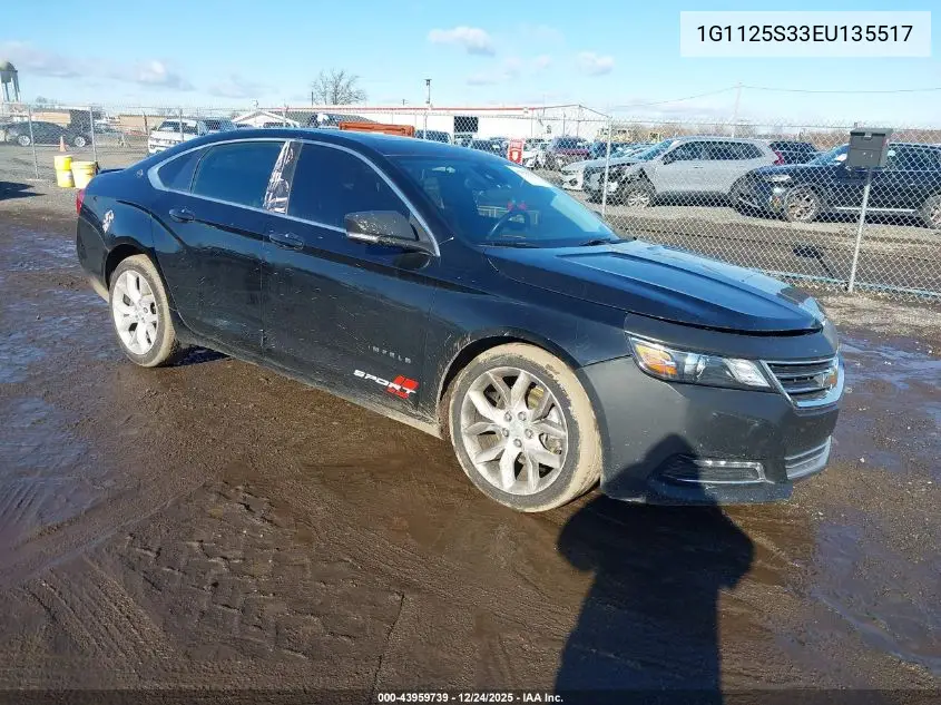 1G1125S33EU135517 2014 Chevrolet Impala 2Lt