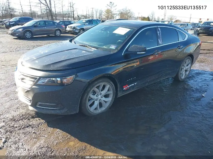 1G1125S33EU135517 2014 Chevrolet Impala 2Lt