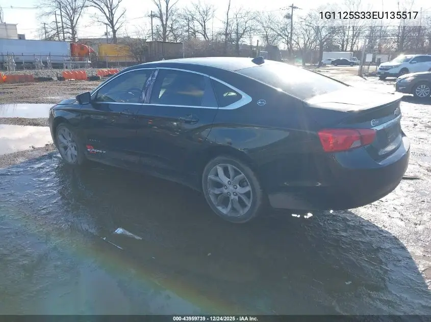 1G1125S33EU135517 2014 Chevrolet Impala 2Lt