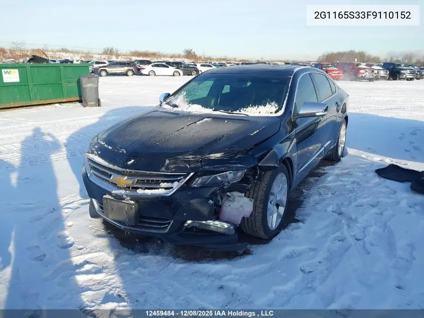2G1165S33F9110152 2015 Chevrolet Impala 2Lz
