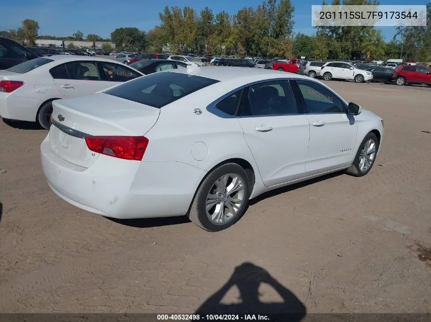 2G1115SL7F9173544 2015 Chevrolet Impala 1Lt