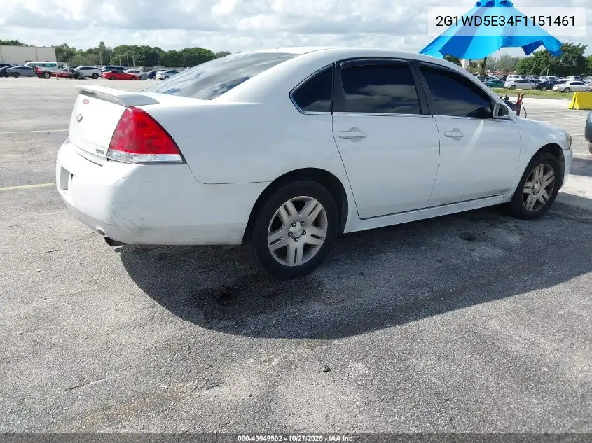 2G1WD5E34F1151461 2015 Chevrolet Impala Limited Police