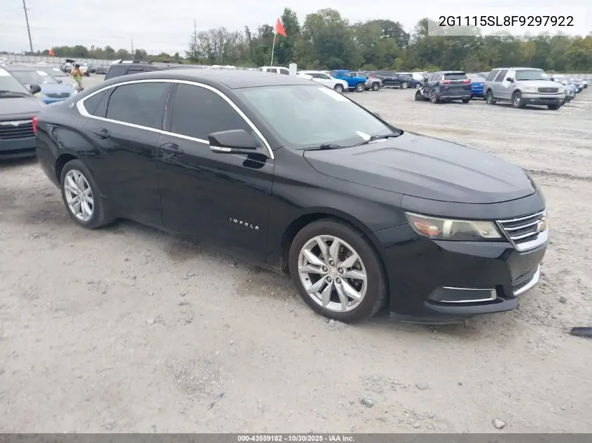 2G1115SL8F9297922 2015 Chevrolet Impala 1Lt