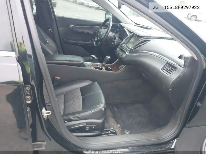 2G1115SL8F9297922 2015 Chevrolet Impala 1Lt