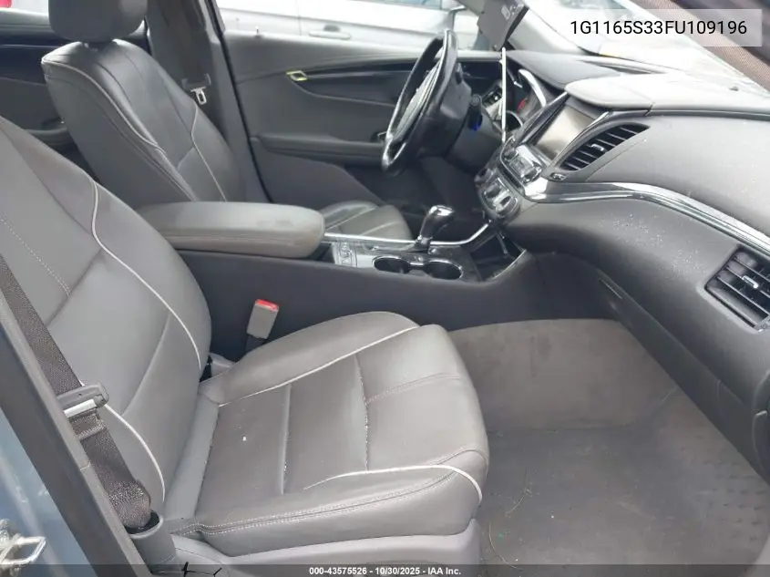 1G1165S33FU109196 2015 Chevrolet Impala 2Lz