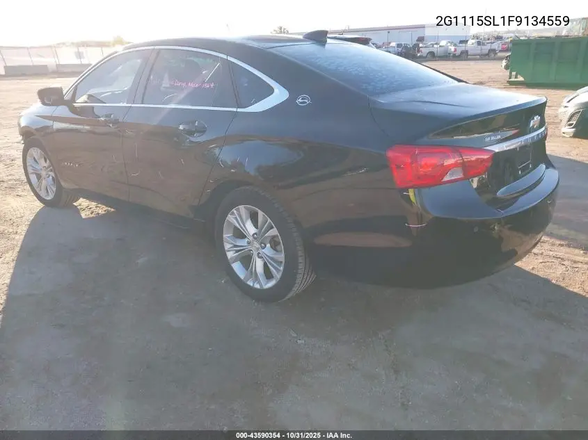 2G1115SL1F9134559 2015 Chevrolet Impala 1Lt