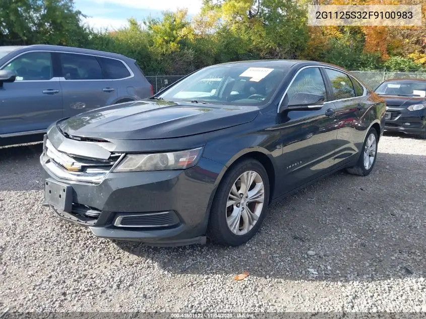 2G1125S32F9100983 2015 Chevrolet Impala 2Lt