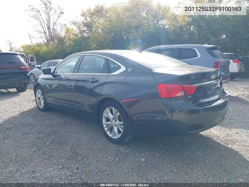 2G1125S32F9100983 2015 Chevrolet Impala 2Lt