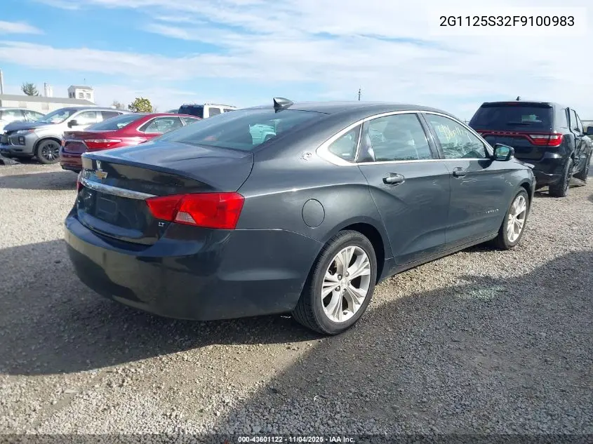 2G1125S32F9100983 2015 Chevrolet Impala 2Lt