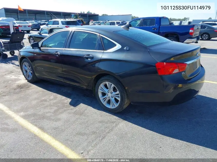 1G1125S30FU114979 2015 Chevrolet Impala 2Lt