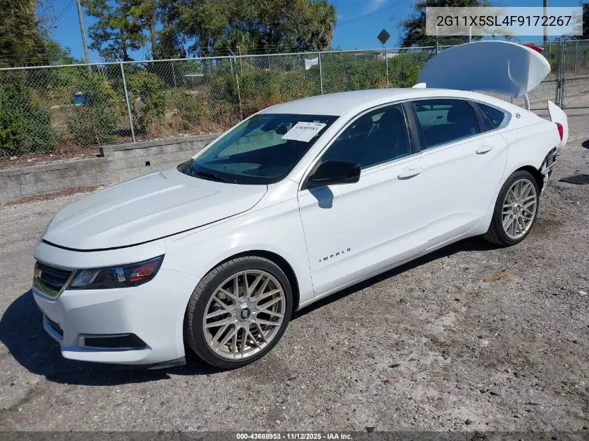 2G11X5SL4F9172267 2015 Chevrolet Impala 1Fl