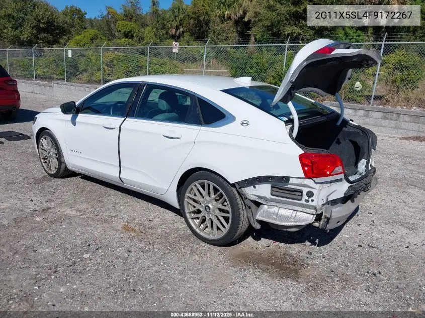 2G11X5SL4F9172267 2015 Chevrolet Impala 1Fl