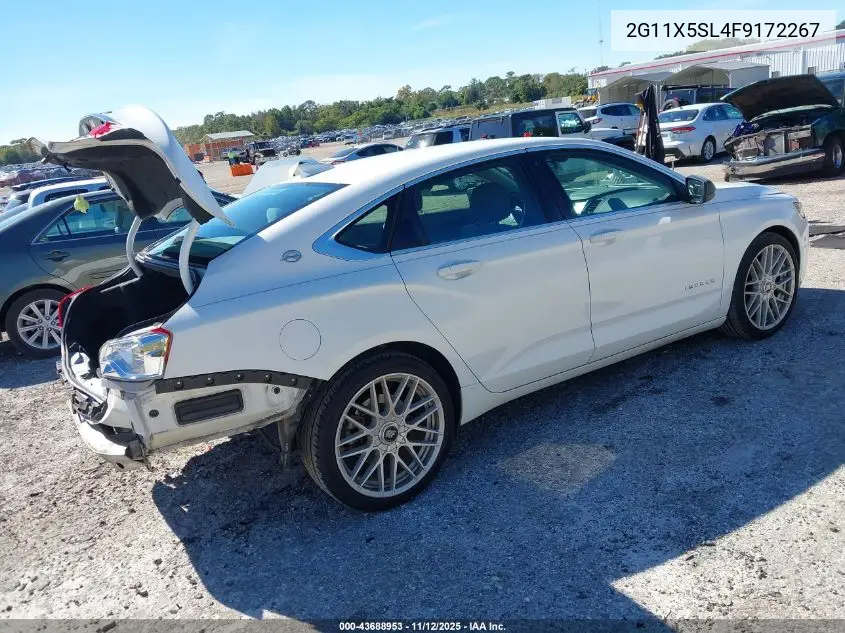2G11X5SL4F9172267 2015 Chevrolet Impala 1Fl