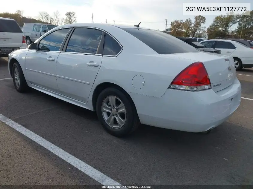 2G1WA5E3XF1127772 2015 Chevrolet Impala Limited Ls