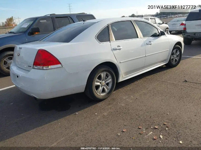2G1WA5E3XF1127772 2015 Chevrolet Impala Limited Ls