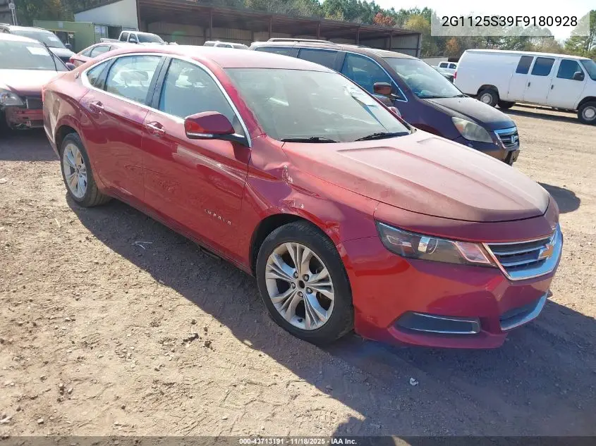 2G1125S39F9180928 2015 Chevrolet Impala 2Lt