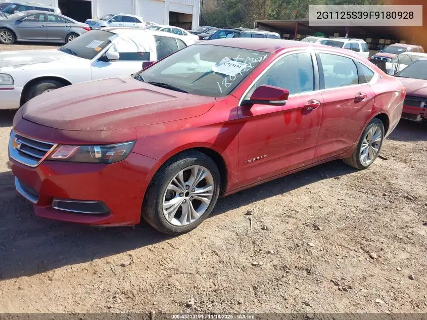 2G1125S39F9180928 2015 Chevrolet Impala 2Lt