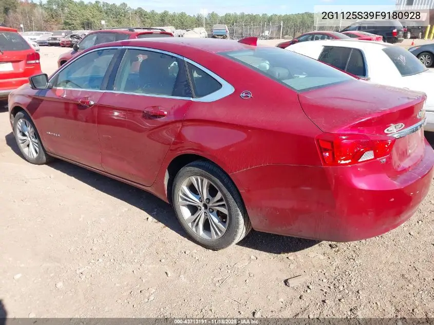 2G1125S39F9180928 2015 Chevrolet Impala 2Lt
