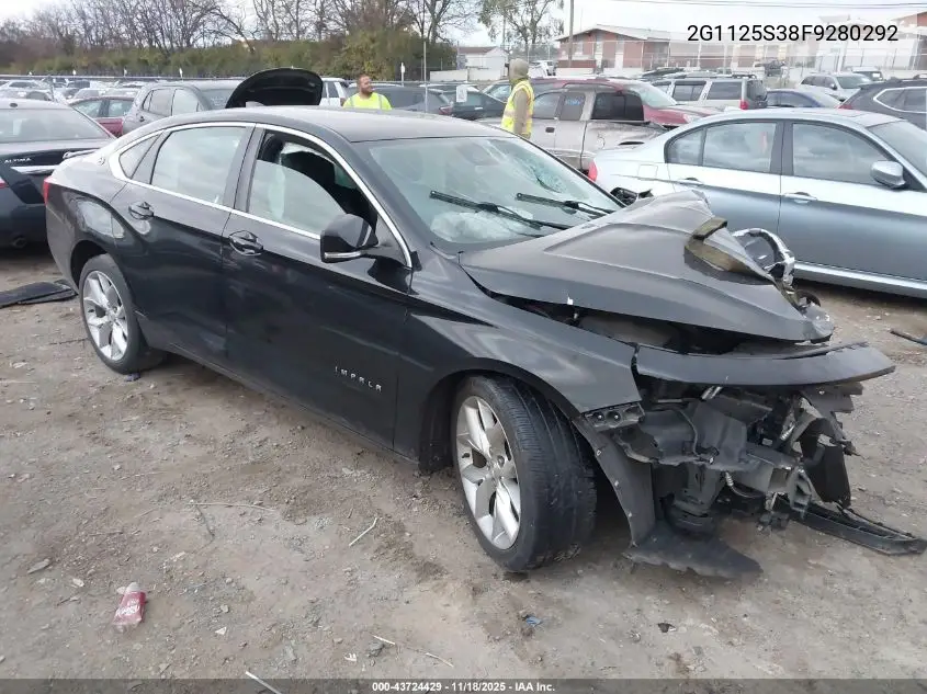 2G1125S38F9280292 2015 Chevrolet Impala 2Lt