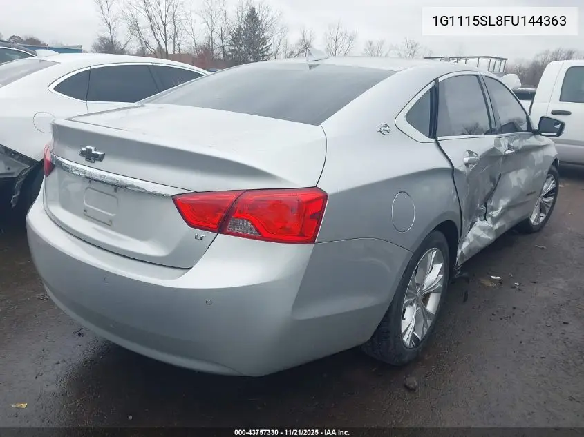 1G1115SL8FU144363 2015 Chevrolet Impala 1Lt