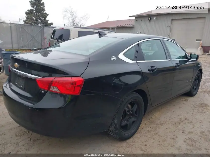 2G11Z5SL4F9143555 2015 Chevrolet Impala Ls