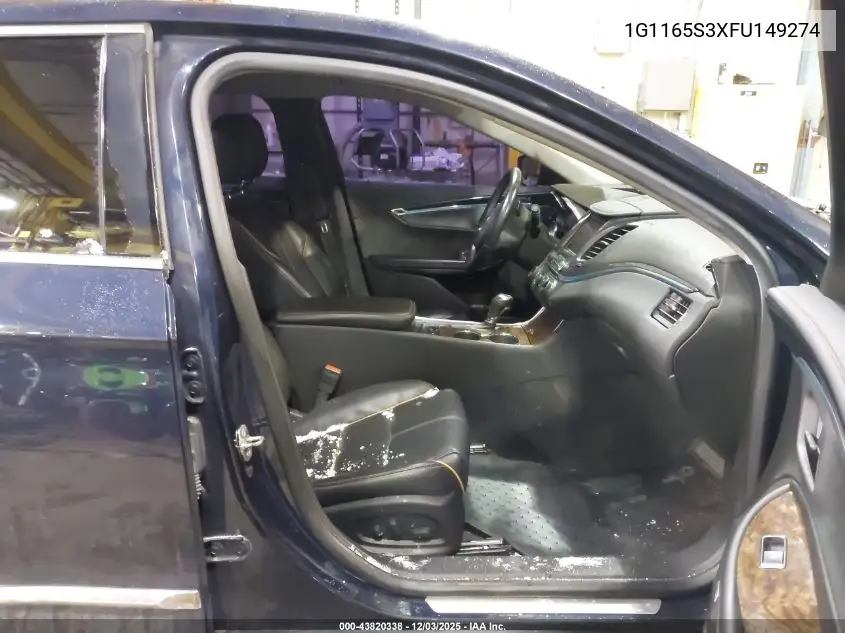 1G1165S3XFU149274 2015 Chevrolet Impala 2Lz