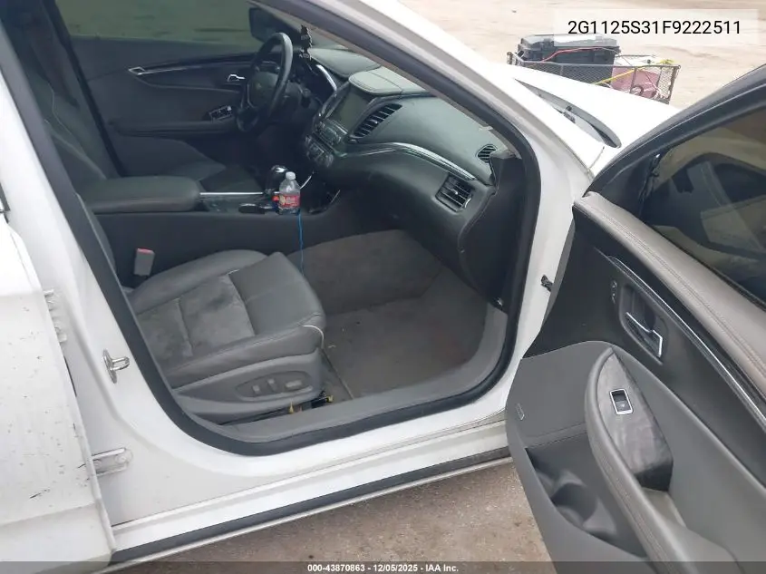 2G1125S31F9222511 2015 Chevrolet Impala 2Lt
