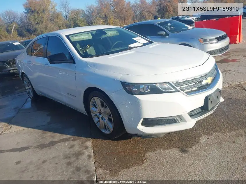 2G11X5SL9F9189310 2015 Chevrolet Impala 1Fl