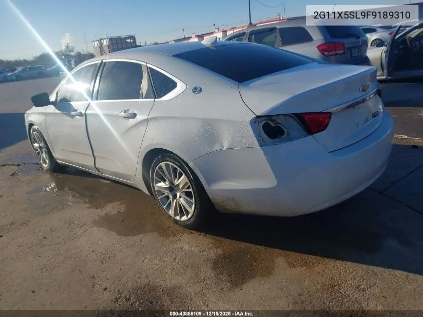 2G11X5SL9F9189310 2015 Chevrolet Impala 1Fl