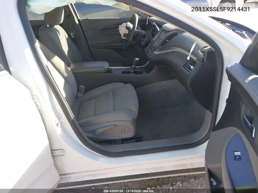 2G11X5SL5F9214431 2015 Chevrolet Impala 1Fl